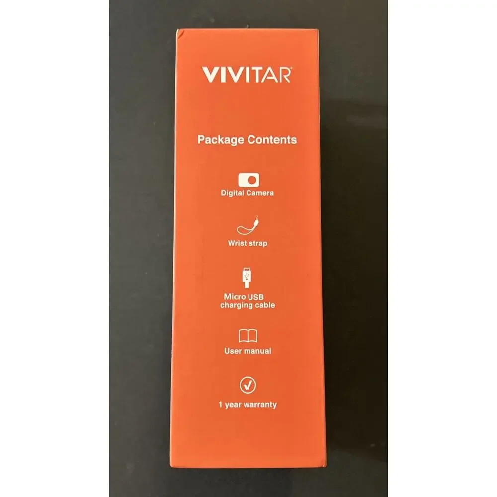 Vivitar Snapshot Digital Camera with Lithium-Ion Rechargeable Battery Brand New!